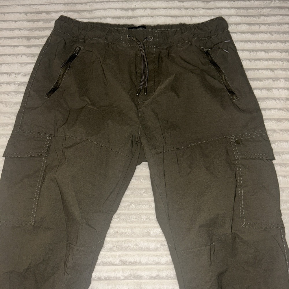 G Fried Denim Forest/Olive Green‎ Workwear Cargo Joggers Men's Size XL Tech